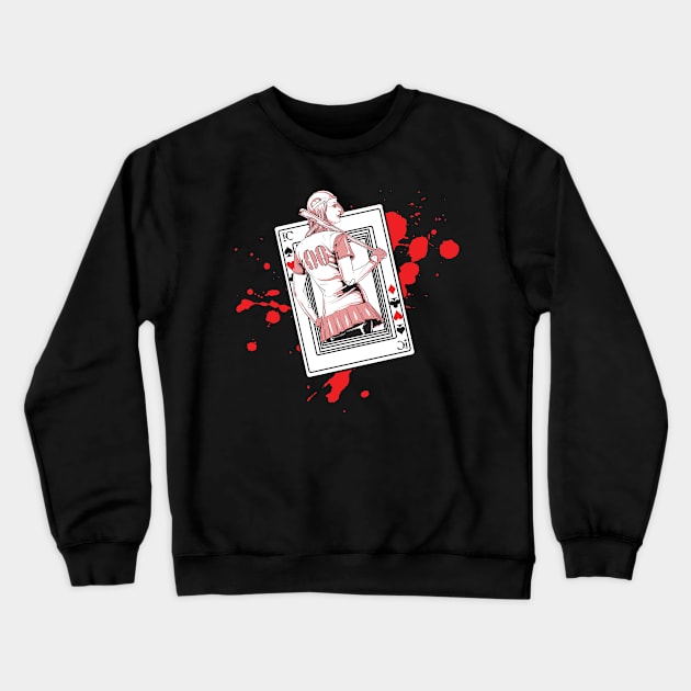 Ill Con CardGirl Tee Crewneck Sweatshirt by Necro Grows